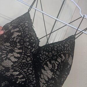 Tobi Black Lace Dress